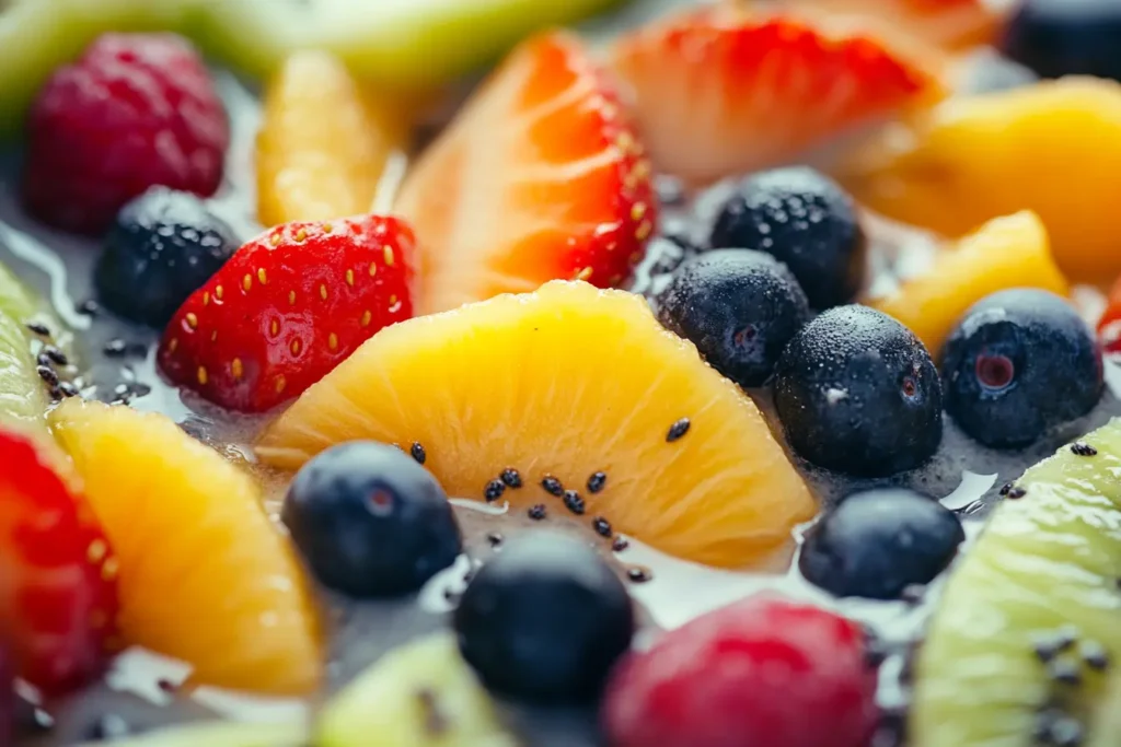 A colorful plate of bariatric recipes meal